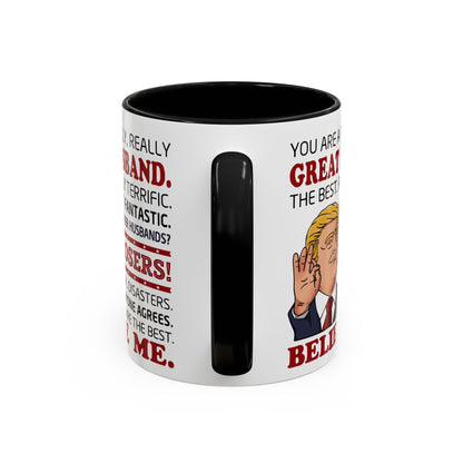 Funny Great Husband Mug | Ceramic Coffee Cup Design | Humorous Gift for Husband, Anniversary, Birthday, Valentines Day