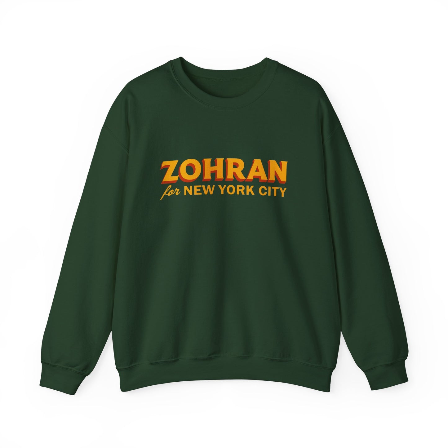 Zohran for New York City Sweatshirt, Vintage NYC Crewneck, Political Graphic Pullover, City Pride Gift | Urban Streetwear