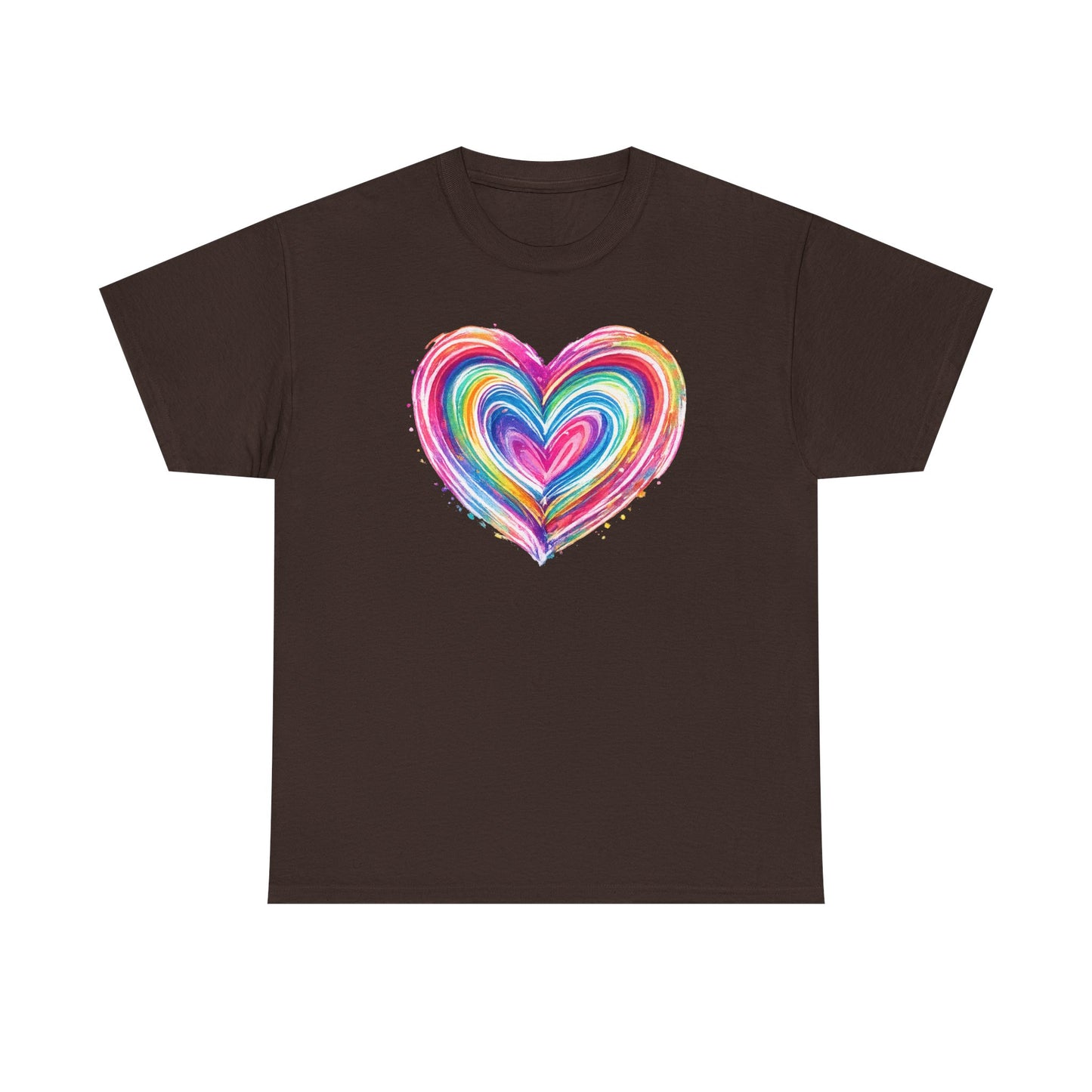 Comfort Colors Cute Heart Shirt, Brushstroke Heart Shirt, Anniversary Gift, Womens Love Shirt, Valentines Day Shirt, Coquette Valentine Tee