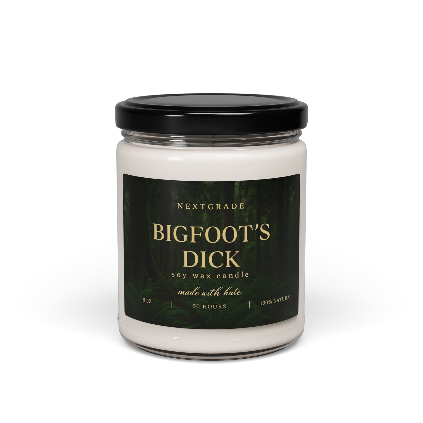 Bigfoot - Snot Barn Scented Candles 9 oz, Bigfoots Di@k Soy Wax Candle, Gag Gift Candle, Sarcastic Humor Candle, Novelty Gift for Friends