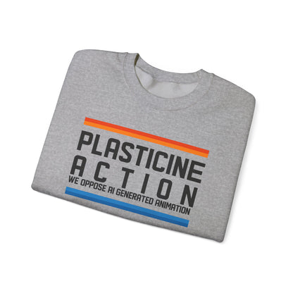 PLASTICINE ACTION  Sweatshirt, Sava Gaza, Perfect Gift for Animation Enthusiasts, Casual Wear, Unique Statement