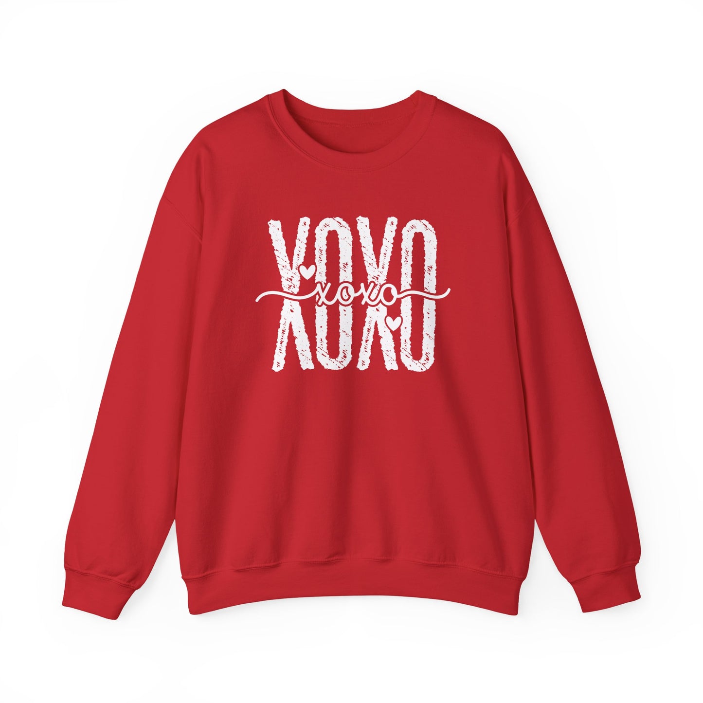 XOXO Sweatshirt Valentine Leopard Heart Print, Cute Retro Script Crewneck, Cozy Gift for Her, Vintage Graphic Pullover, Casual Outfit Top