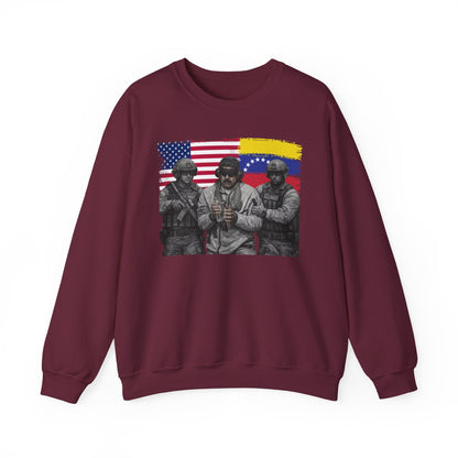 Venezuela Freedom Graphic T-Shirt | Political Art Design Shirt, Statement Streetwear Tee, Unisex Cotton Apparel, No War, Peace in Venezuela