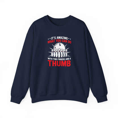 Bowling Humor Crewneck Sweatshirt | Funny Gift for Bowlers | Unisex Sweatshirt | Bowling League Apparel | Perfect for Game Night