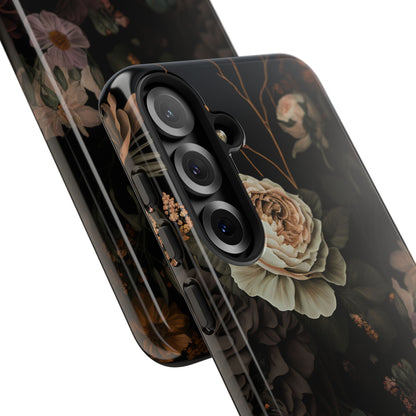 Floral Phone Case For iPhone And Samsung, Tough Cases, Flower Design, Stylish Protection, Gift for Her, Nature Lovers Accessory, Floral Gift