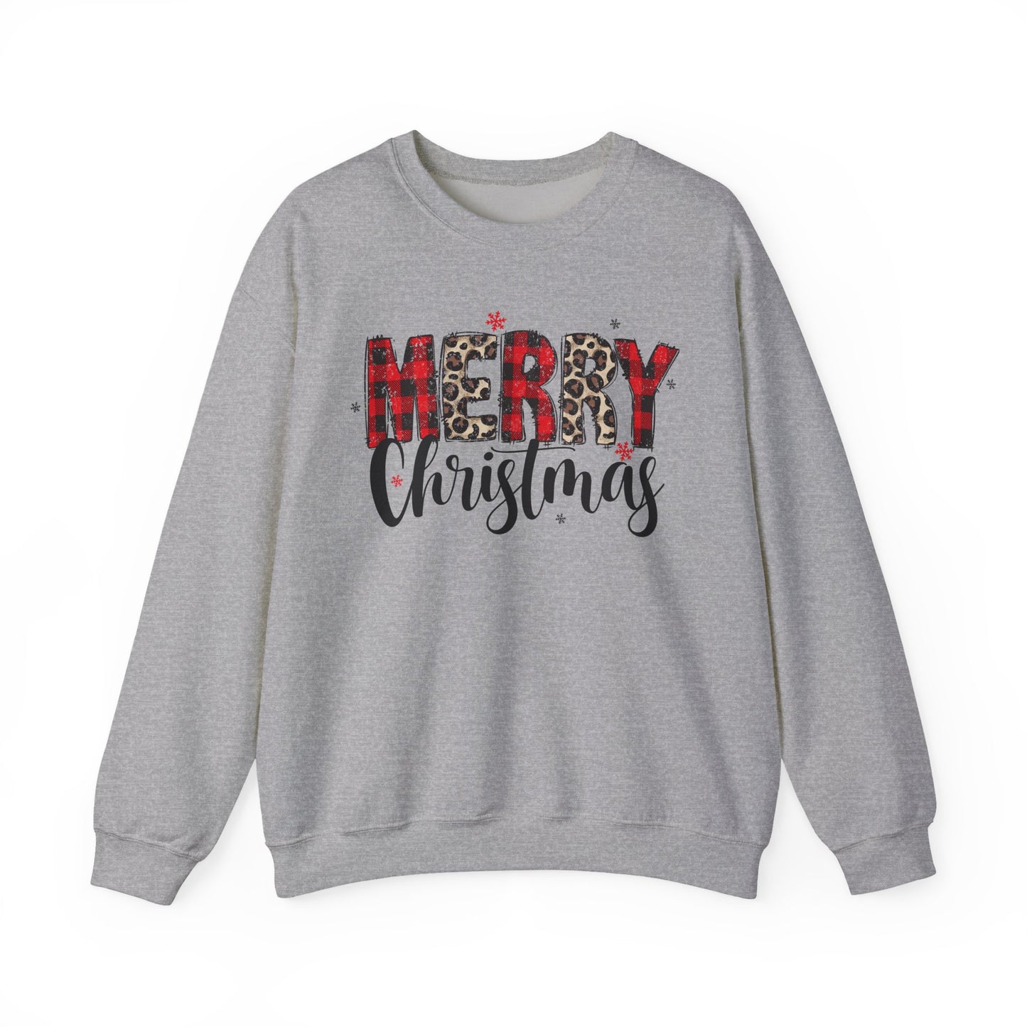 Merry Christmas Crewneck Sweatshirt - Cozy Holiday Apparel, Unisex Winter Wear, Perfect Gift for Christmas Celebrations, Festive Style