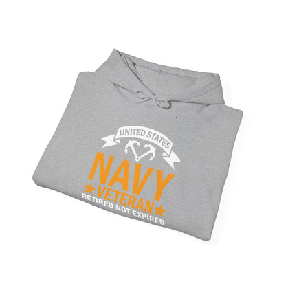 Navy Veteran Sweatshirt Hoodie, Military Retro Hoodie, Veteran's Gift, Proud Veteran Apparel, Memorial Day gift, Veteran's Day Apparel