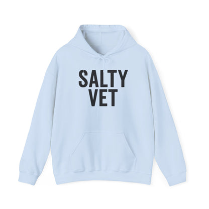 Salty Vet Hooded Sweatshirt, Cozy Unisex Hoodie for Veteran, Perfect Gift for Vets, Veterinarians, Casual Wear