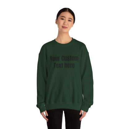 Customizable Crewneck Sweatshirt, Personalized Gift, Holidays, Unique Design, Perfect Gift for Anniversaries, Weddings, and Special Occasion