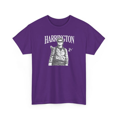Harrington Graphic Tee Shirt | Vintage Pilot Photo T-Shirt | Retro Biker Aesthetic Top, Unisex Streetwear Gift