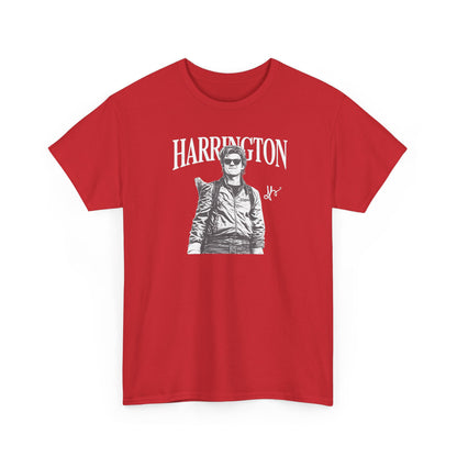 Harrington Graphic Tee Shirt | Vintage Pilot Photo T-Shirt | Retro Biker Aesthetic Top, Unisex Streetwear Gift