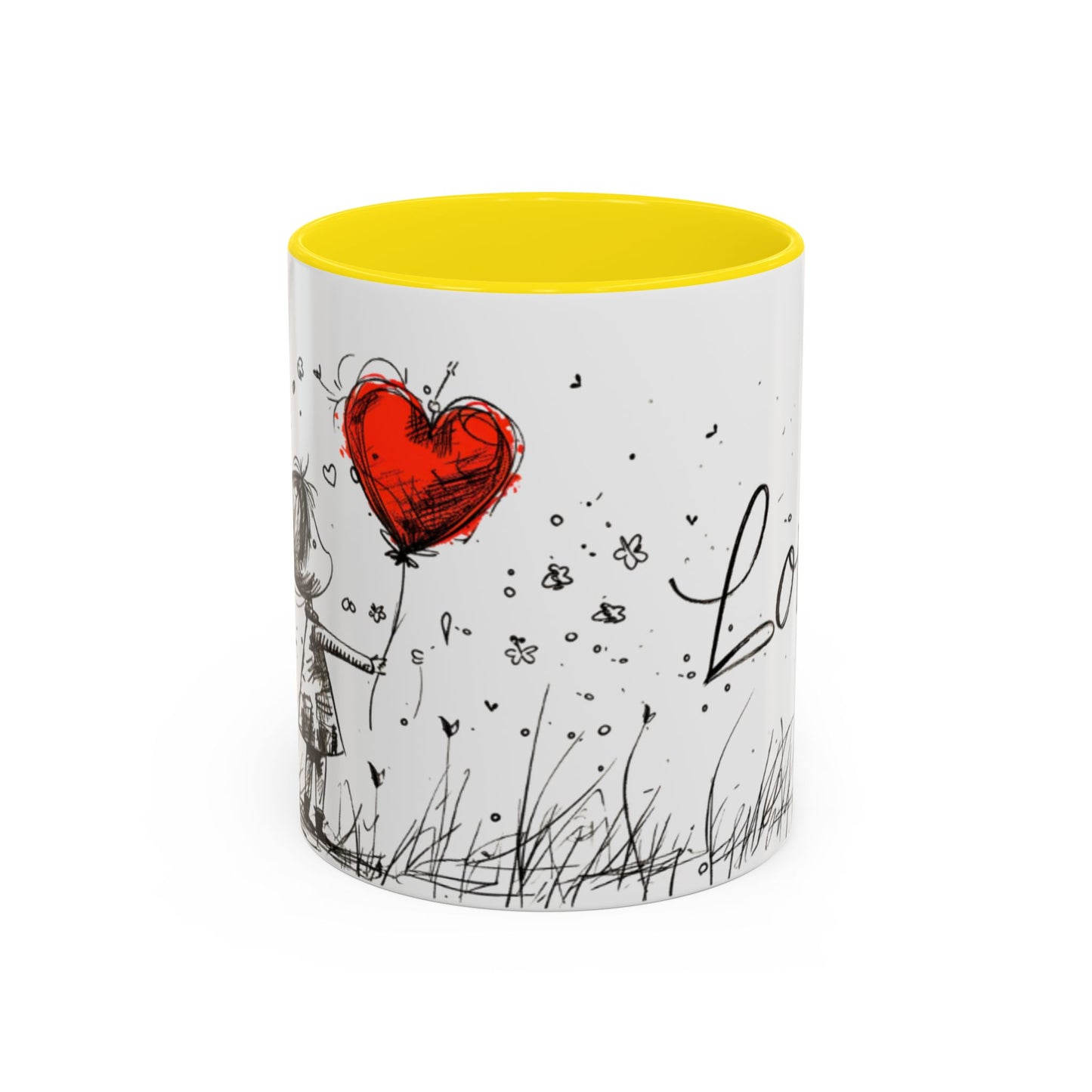 Romantic Coffee Mug, Love Gift for Coffee Lovers, Valentine's Day Mug, Couple Gift, Home Decor, Art Mug, Gift for Wife