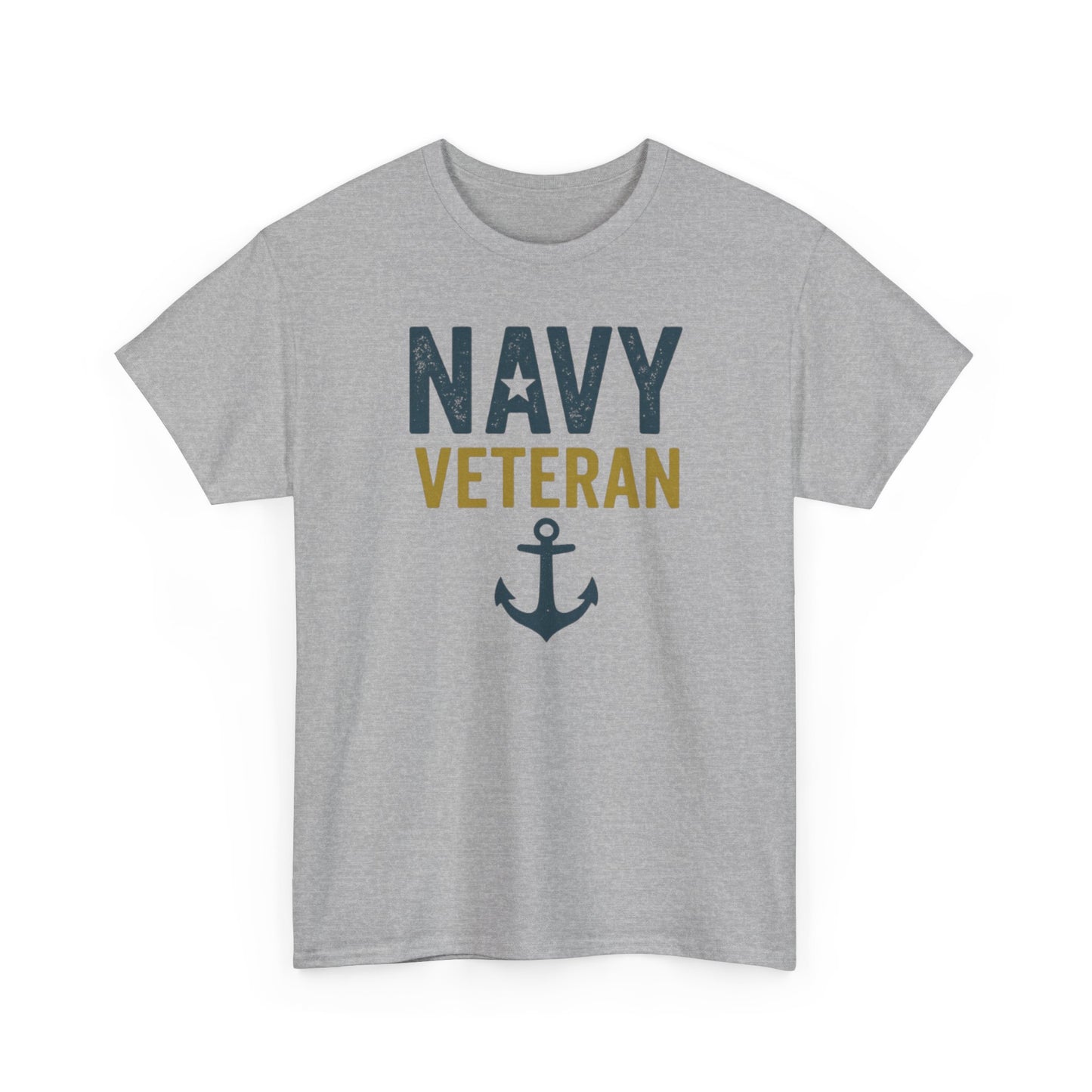 Navy Veteran Shirt | Military Pride Tee with Anchor | US Navy Gift for Men & Women | Veteran Appreciation T-Shirt | Patriotic Tee