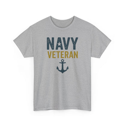 Navy Veteran Shirt | Military Pride Tee with Anchor | US Navy Gift for Men & Women | Veteran Appreciation T-Shirt | Patriotic Tee