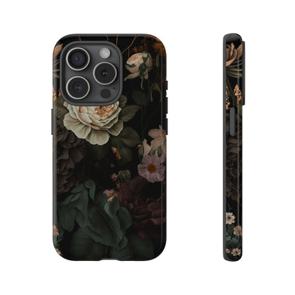 Floral Phone Case For iPhone And Samsung, Tough Cases, Flower Design, Stylish Protection, Gift for Her, Nature Lovers Accessory, Floral Gift