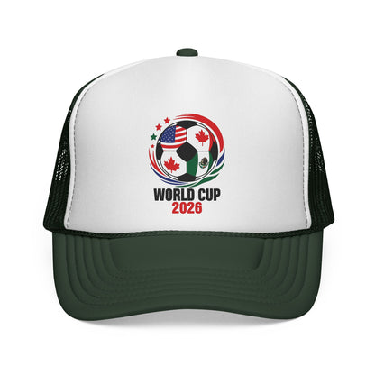 World Cup 2026 Trucker Hat, Soccer Ball Flag Cap, Adjustable Mesh Back Hat, Football Fan Gift, Match Day Accessory, Team Pride Baseball Cap