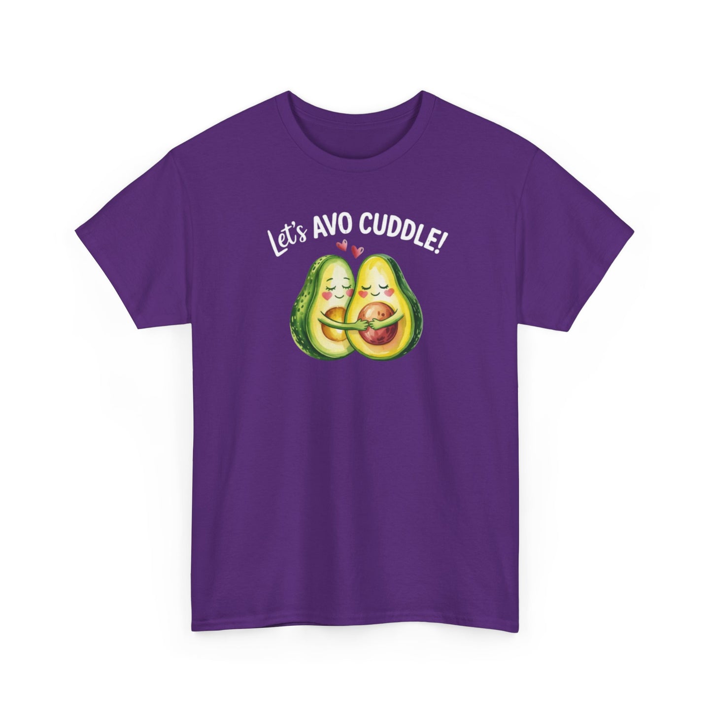 Let's Avo Cuddle Avocado Shirt | Cute Pun Food Lover Tee | Couples Matching Shirt | Anniversary Gift for Him Her | Funny Avocado Tee