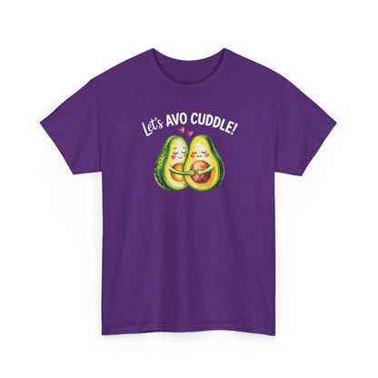 Let's Avo Cuddle Avocado Shirt | Cute Pun Food Lover Tee | Couples Matching Shirt | Anniversary Gift for Him Her | Funny Avocado Tee