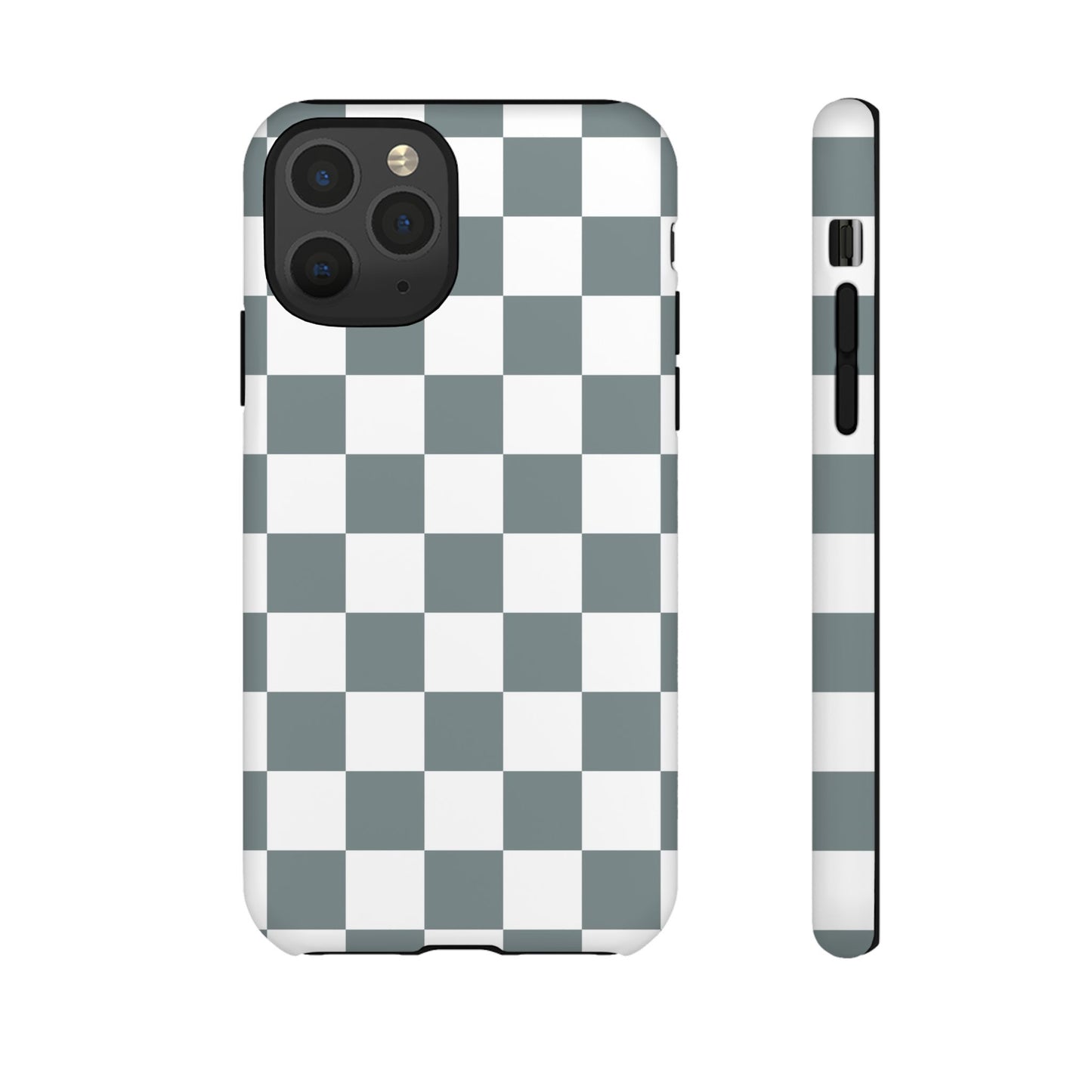 Stylish Checkerboard Phone Case, Durable Phone Cover, Unique Gift, iPhone 17 Pro, 17, 17 Air, 16, 15, 14, 13, 12, 11, X, XR, XS MAX