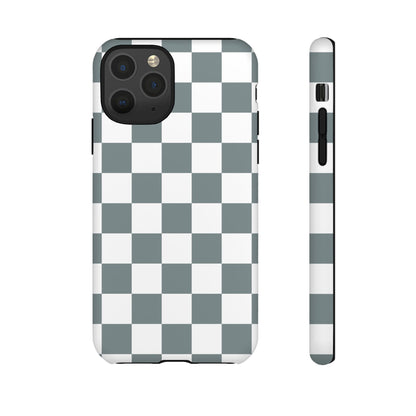 Stylish Checkerboard Phone Case, Durable Phone Cover, Unique Gift, iPhone 17 Pro, 17, 17 Air, 16, 15, 14, 13, 12, 11, X, XR, XS MAX