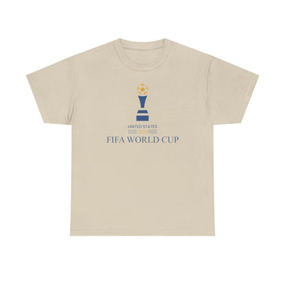 Soccer Trophy Graphic Tee | USA Soccer Fan Shirt | Minimal Football T-Shirt, Unisex Match Day Top