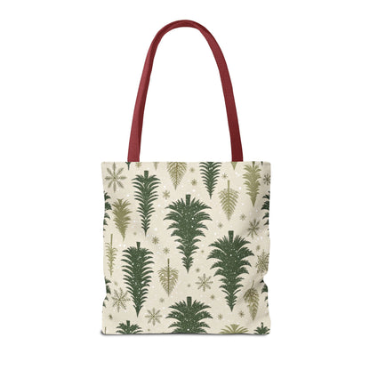 Holiday Pine Tree Tote Bag, Tote Bag, Christmas Tote Bag, Perfect Christmas Gift, Festive Green Design, Seasonal Accessories