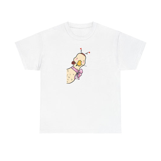 Cute Duck Shirt Kawaii Ducky Tee | Bow Duck T-Shirt | Cute Animal Top | Aesthetic Graphic Tee | Gift for Women Girls Teens