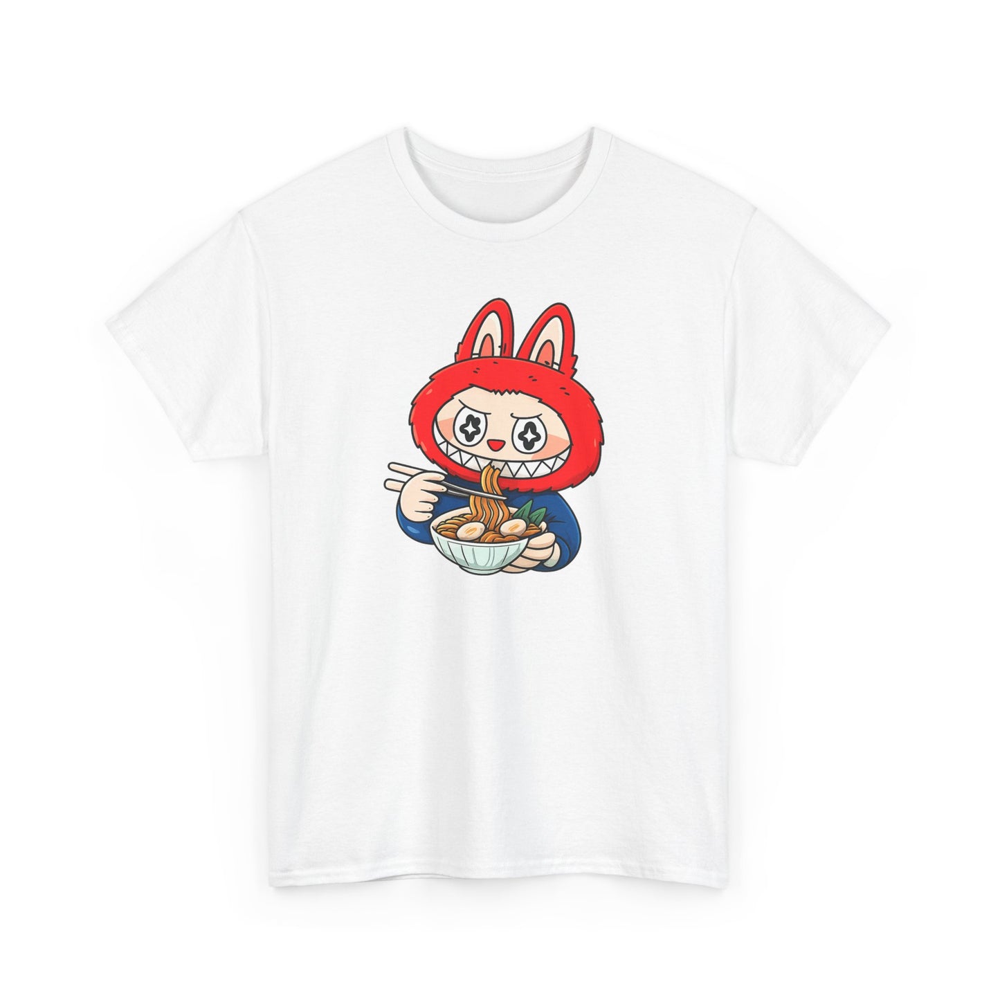 Labubu Ramen T-Shirt: Kawaii Japanese Anime Streetwear