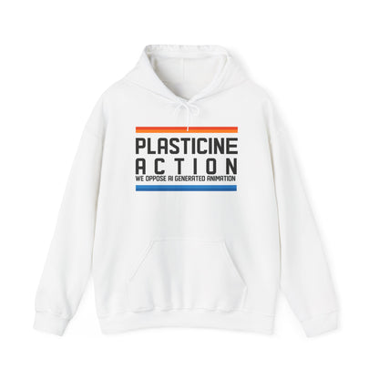 Plasticine Action Unisex Hoodie - Cozy Sweatshirt for Animators, Save Gaza, Free Palestine, Casual Wear