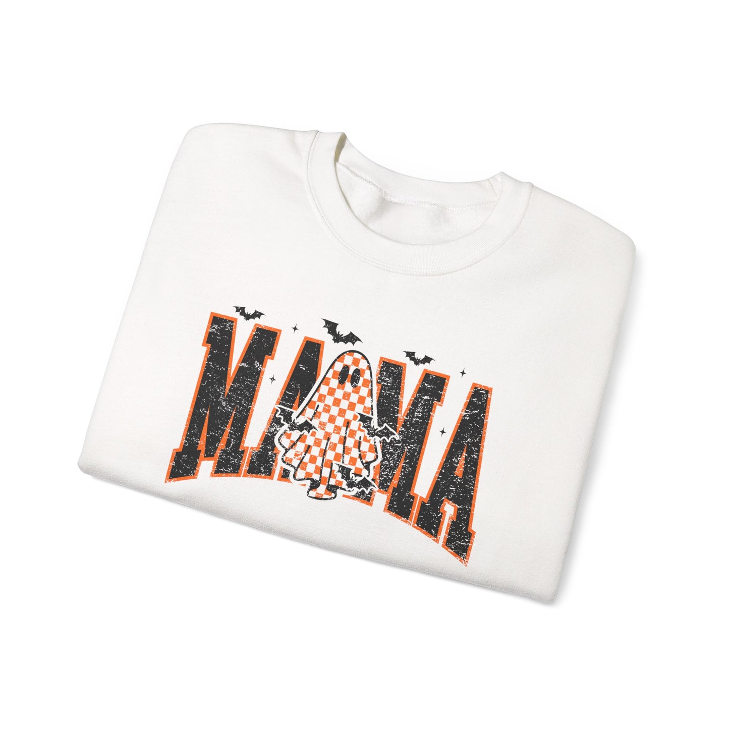 Spooky Ghost Sweatshirt, Gift For Mom, Halloween Crewneck, Cozy Fall Apparel, Perfect for Parties, Casual Gatherings, Everyday Wear