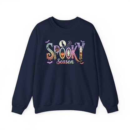 Spooky Season Crewneck Sweatshirt, Halloween Apparel, Cozy Fall Fashion, Unisex Sweatshirt, October Wardrobe Essential