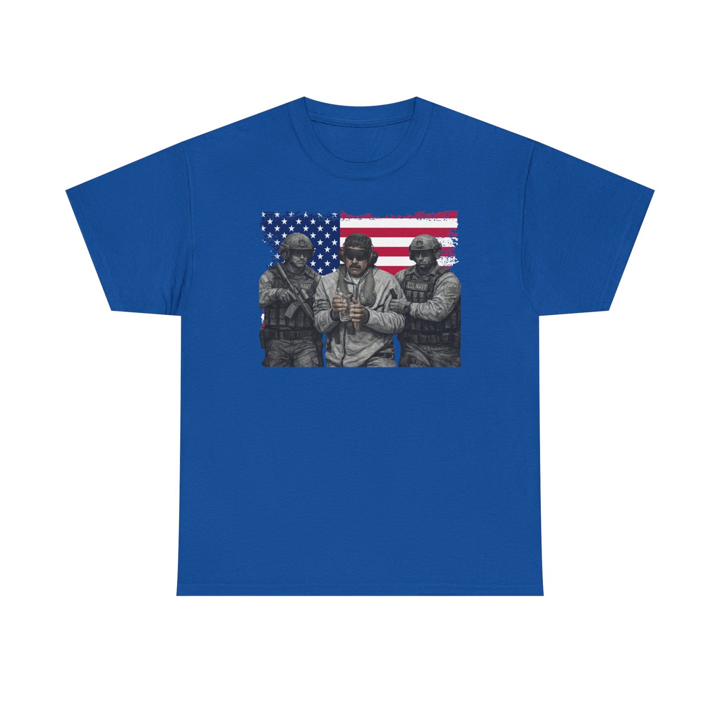 American Flag Soldiers T-Shirt | Patriotic Military Graphic Tee | Veteran Pride Shirt, USA Freedom Apparel Gift