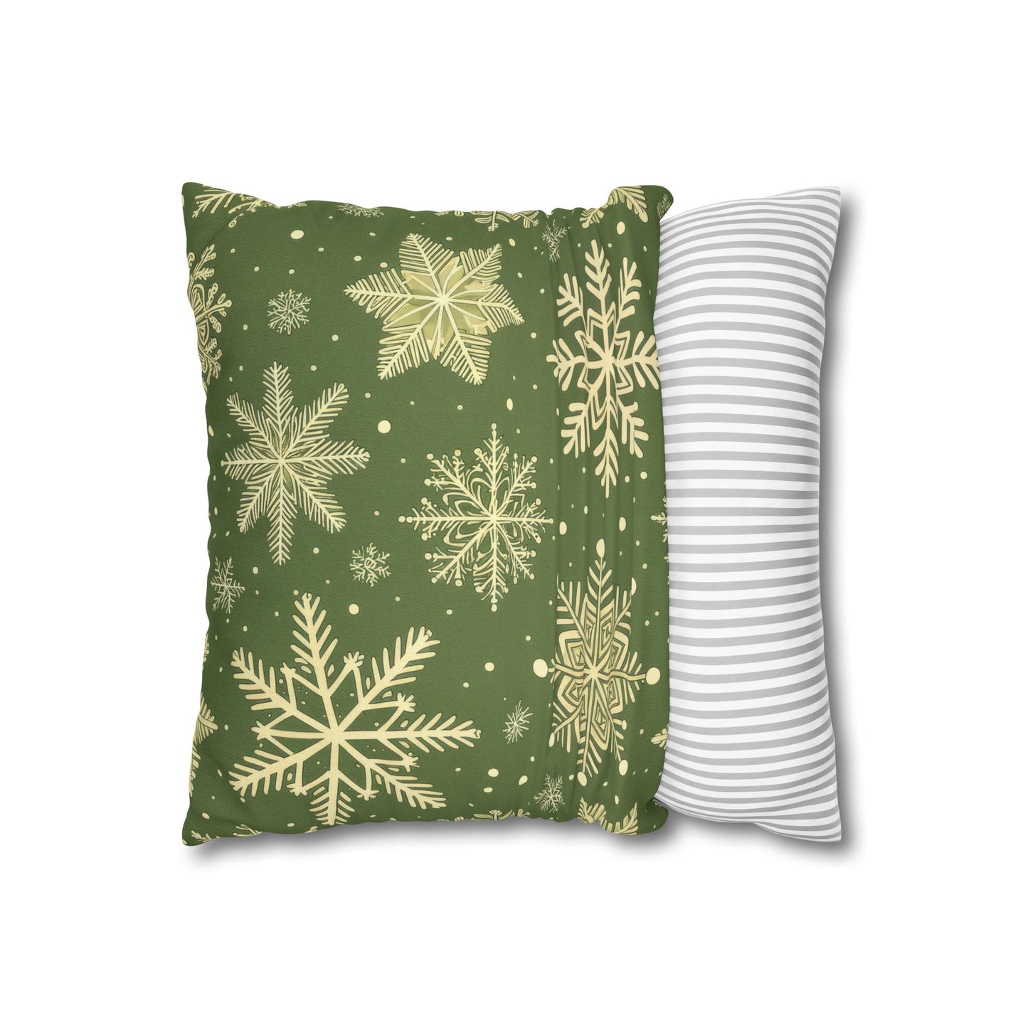 Festive Snowflake Pillowcase, Christmas Decor, Christmas Pillowcase, Cozy Home Accent, Winter Pillow Cover, Seasonal Decoration