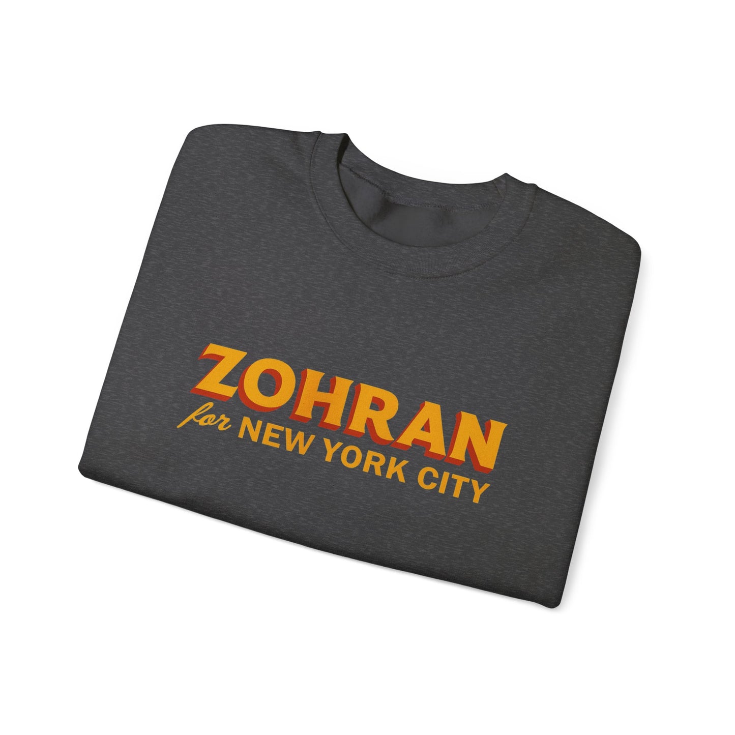 Zohran for New York City Sweatshirt, Vintage NYC Crewneck, Political Graphic Pullover, City Pride Gift | Urban Streetwear