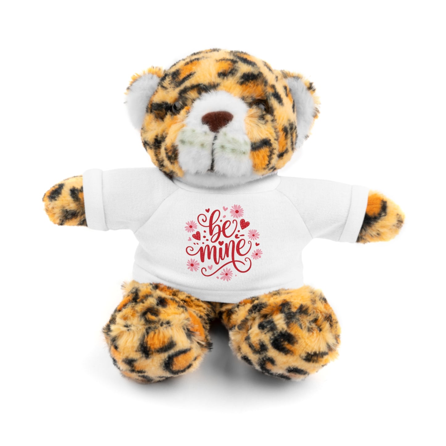 Be Mine Teddy Bear Plush, Valentine's Stuffed Animal with Shirt, Cute Plush Gift for Kids or Couples, Anniversary Love Toy