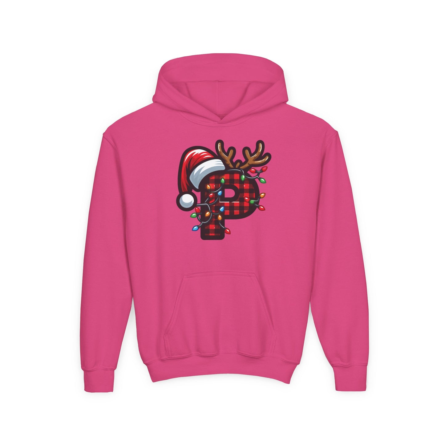 Personalized Festive Reindeer Hoodie for Kids, Christmas Sweatshirt hoodie, Holiday Gift, Cozy Winter Attire, Personalized Youth Hoody