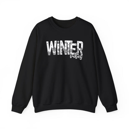 Winter Vibes Sweatshirt Snowy Aesthetic Pullover | Cute Winter Shirt for Women | Cold Weather Hoodie Alternative | Christmas Season Sweater