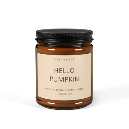Pumpkin Scented Soy Candle | Fall Decor, Gift for Her, Halloween Candle, Halloween Gift, Cozy Aromatherapy, Eco-Friendly, Home Fragrance