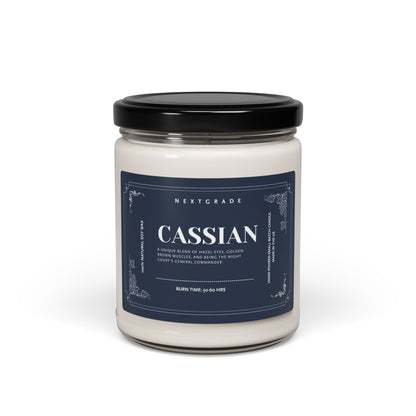 Book Themed Scented Candle - Gift for Her, Library Book Lovers' Reading Candle, Bookish Scents for Bibliophiles (Cassian)