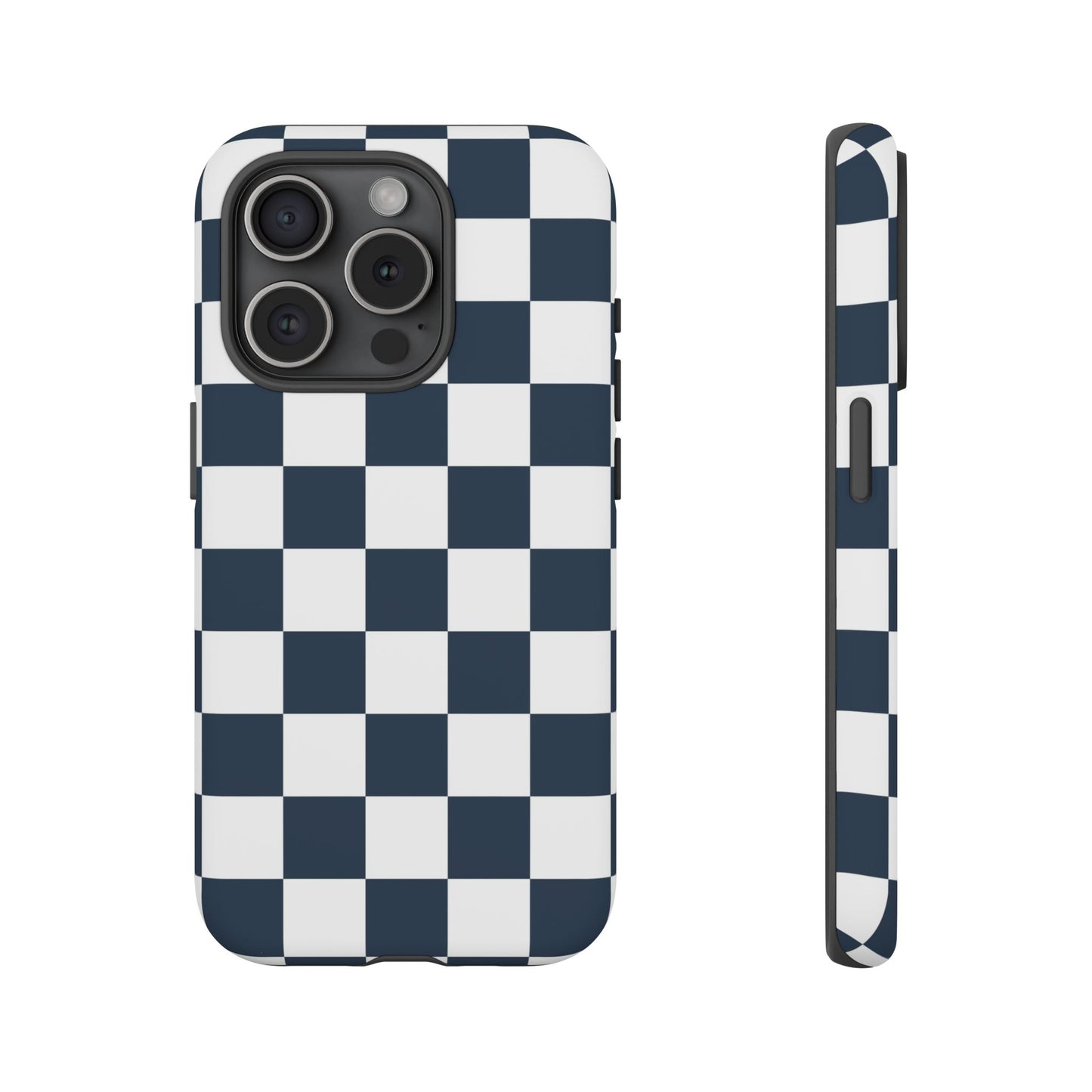 Checkered Pattern iPhone Case, iPhone Cover, Modern iPhone Accessory, Gift for Him, Trendy Mobile Protection