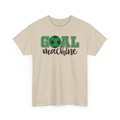 Goal Machine Soccer T-Shirt, Green Football Graphic Tee, Youth & Adult Soccer Shirt, Fun Sports Team Shirt, FIFA World CUP 2026