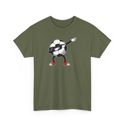 Dabbing Soccer Ball Kids T-Shirt, Funny Football Graphic Tee for Boys Girls, Playful Soccer Player Shirt, Football lover fan gift