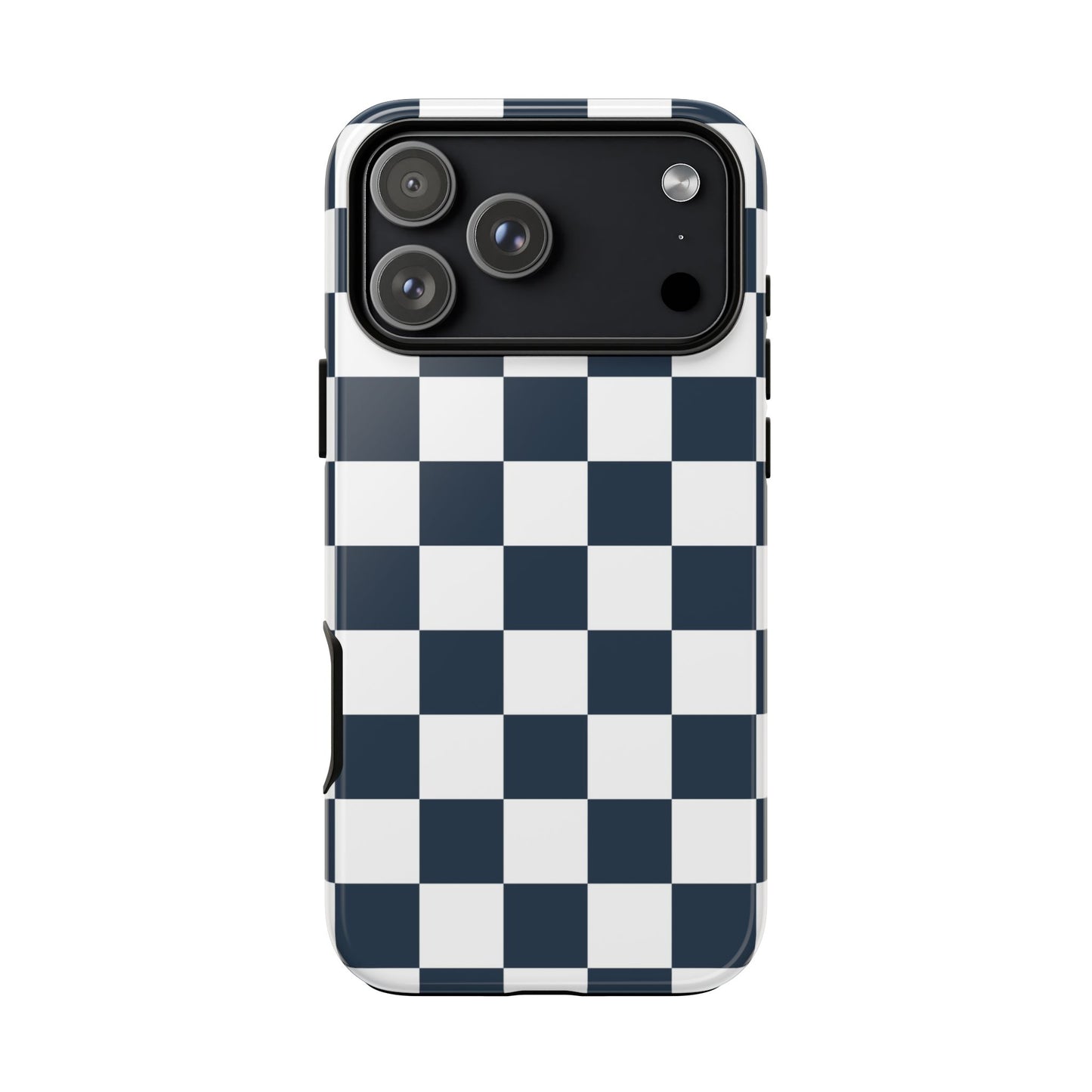Checkered Pattern iPhone Case, iPhone Cover, Modern iPhone Accessory, Gift for Him, Trendy Mobile Protection