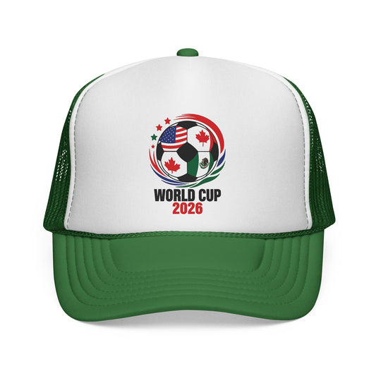 World Cup 2026 Trucker Hat, Soccer Ball Flag Cap, Adjustable Mesh Back Hat, Football Fan Gift, Match Day Accessory, Team Pride Baseball Cap