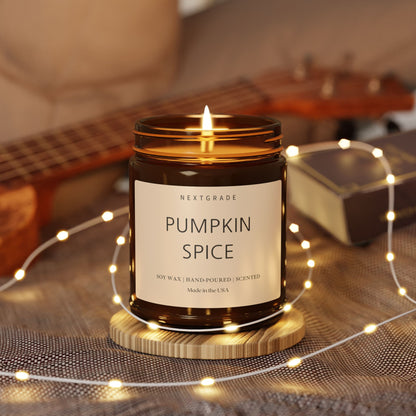 Pumpkin Spice Soy Candle - Halloween Candle, Halloween Gift, Cozy Aromatherapy, Fall Decor, Gift Idea, Autumn Scent, Home Fragrance