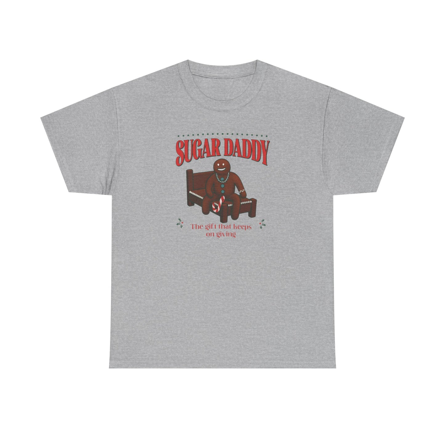 Funny Sugar Daddy Gingerbread Christmas T-Shirt, Barry Wood Meme Tee, Holiday Humor Shirt, Cozy Unisex Xmas Gift, Retro Christmas Graphic