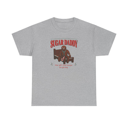 Funny Sugar Daddy Gingerbread Christmas T-Shirt, Barry Wood Meme Tee, Holiday Humor Shirt, Cozy Unisex Xmas Gift, Retro Christmas Graphic