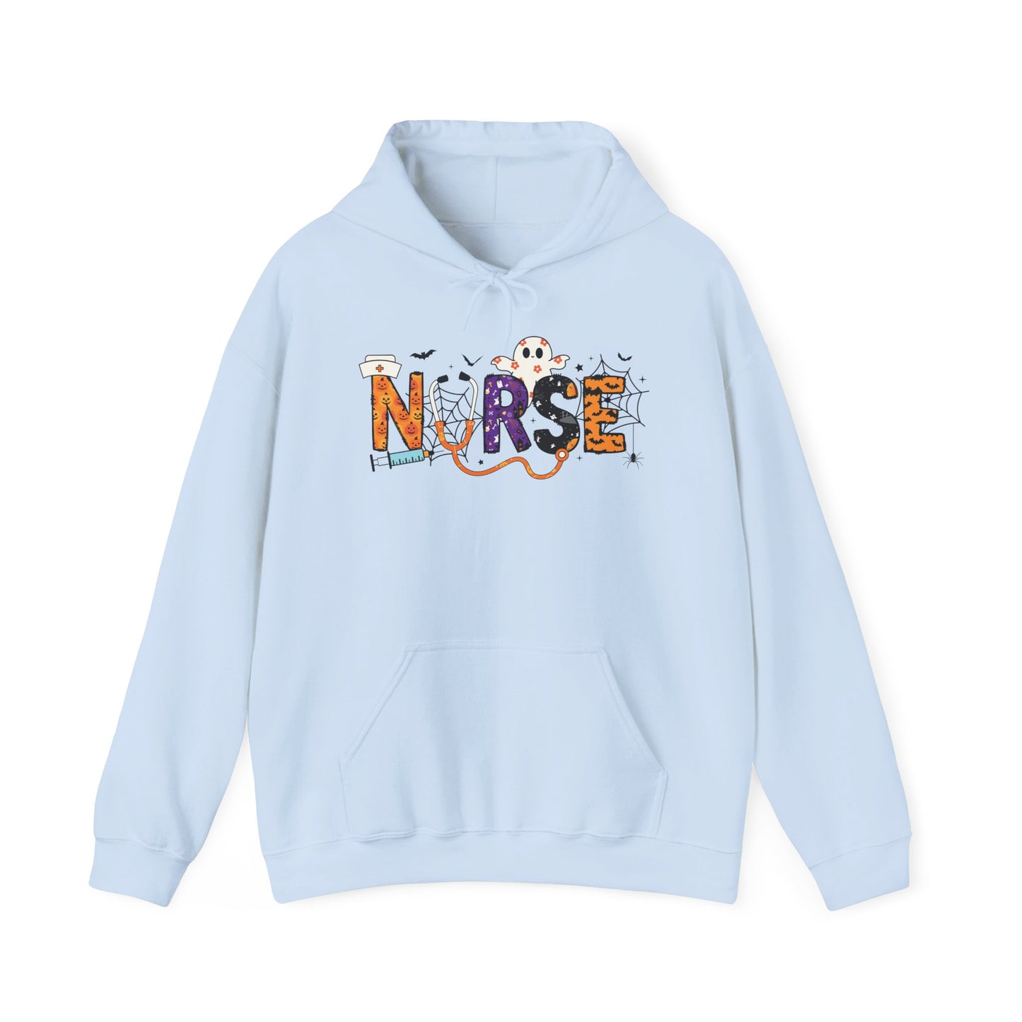 Nurse Themed Hooded Sweatshirt, Cozy Gift for Nurses, Healthcare Apparel, Medical Worker Hoodie, Holiday Gift for Nurses