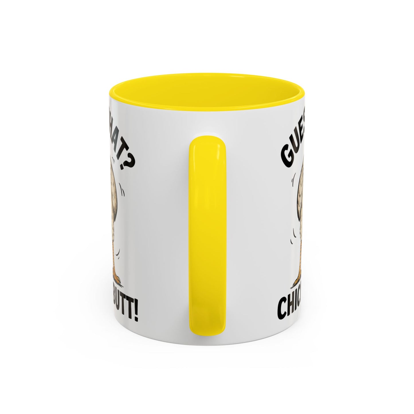 Funny Chicken Mug, Guess What? Chicken Butt! Coffee Mug, Farm Humor Mug, Rooster Joke Cup, Gift for Chicken Lovers, Gag Gift Mug