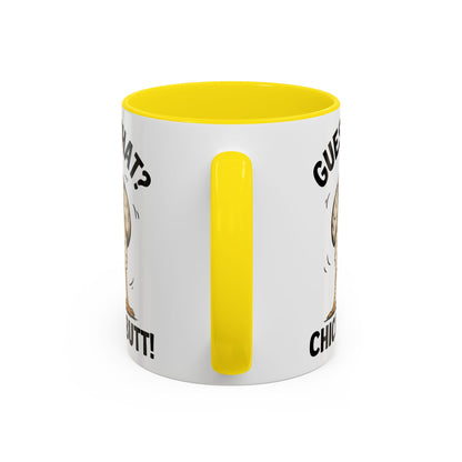 Funny Chicken Mug, Guess What? Chicken Butt! Coffee Mug, Farm Humor Mug, Rooster Joke Cup, Gift for Chicken Lovers, Gag Gift Mug